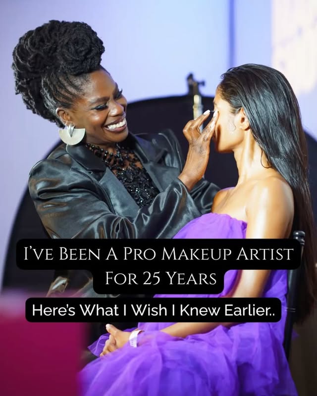 Instagram post by @danessa_myricks for Danessa Myricks Beauty. Caption reads: The journey as a makeup artist can be a tricky....