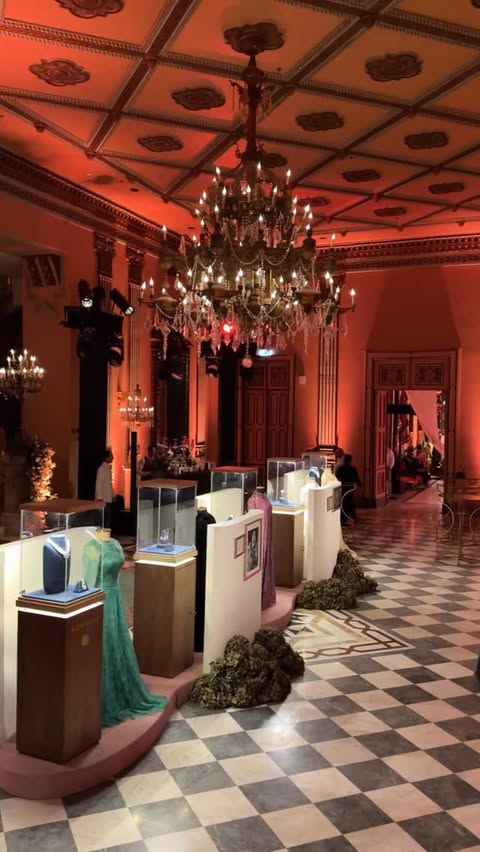 Instagram post by @cairomarriott for Azza Fahmy Jewellery. Caption reads: We were honored to host a special cocktail....