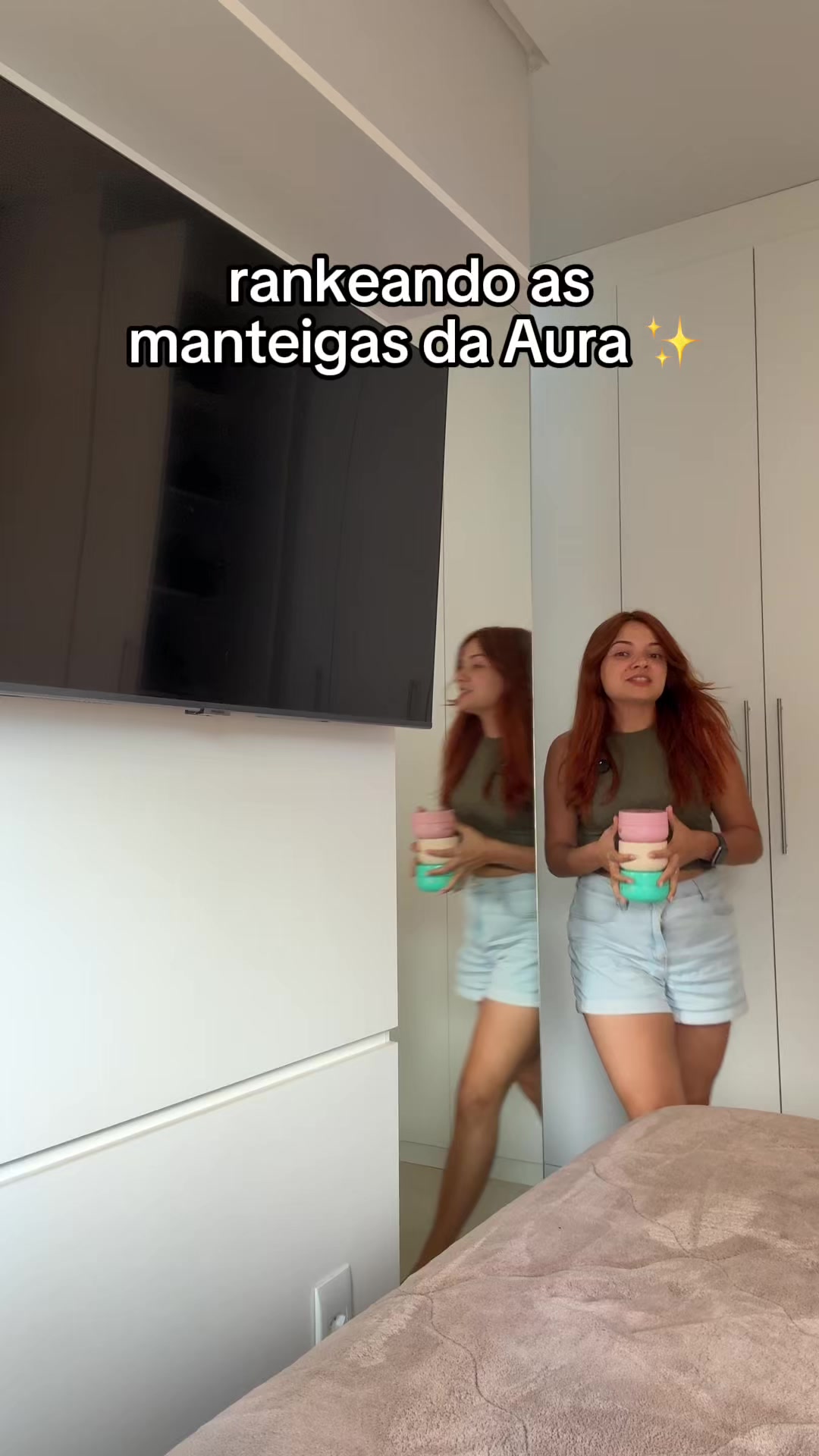 TikTok post by @luanapetror for Aura Beauty Club. Caption reads: E o que vcs acharam do ranking? #publi @AURA....