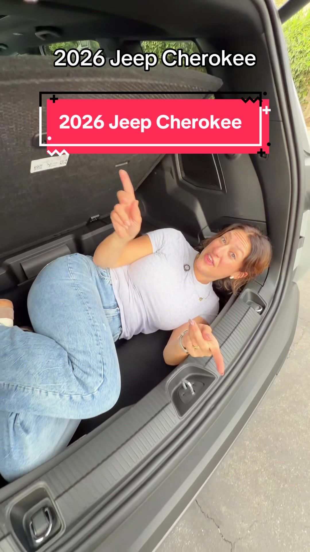 TikTok post by @mobile_mama for Jeep. Caption reads: Jeep, @Jeep Baby! The Jeep Cherokee is back! What....