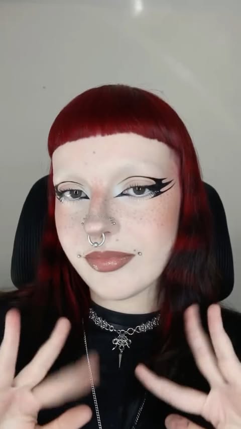 Instagram post by @cristaltears for about-face beauty. Caption reads: [...] The Face Glue Primer 🦇 🦇 @aboutfacebeauty....