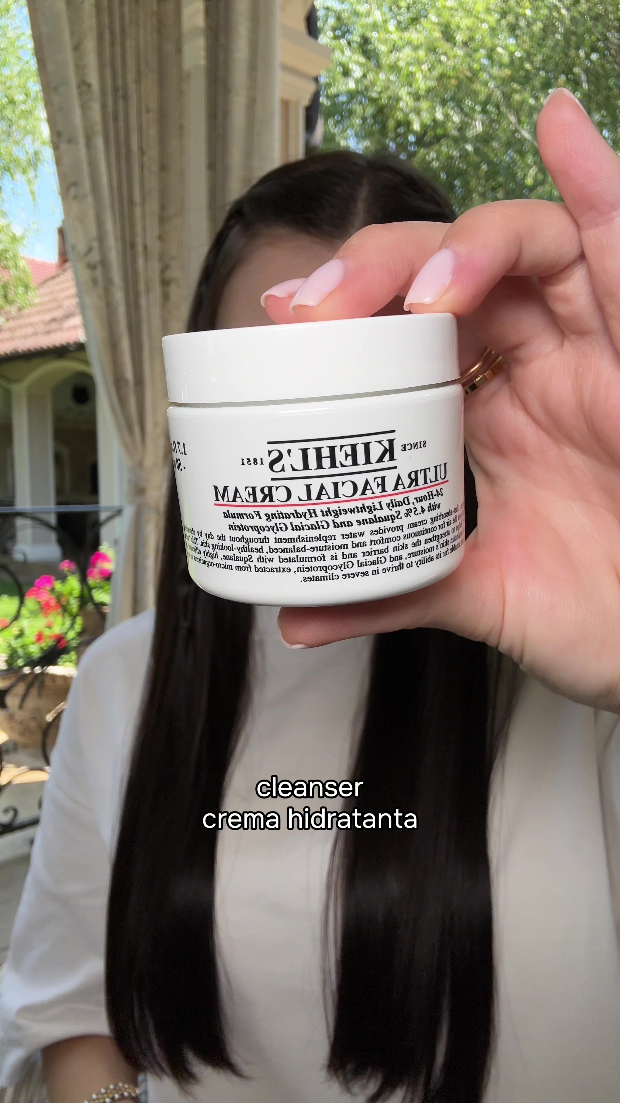 TikTok post by @stefiolariu for Kiehl's. Caption reads: Aveti macar Sfanta Treime? I hope so… 🥲🤣 anyway....