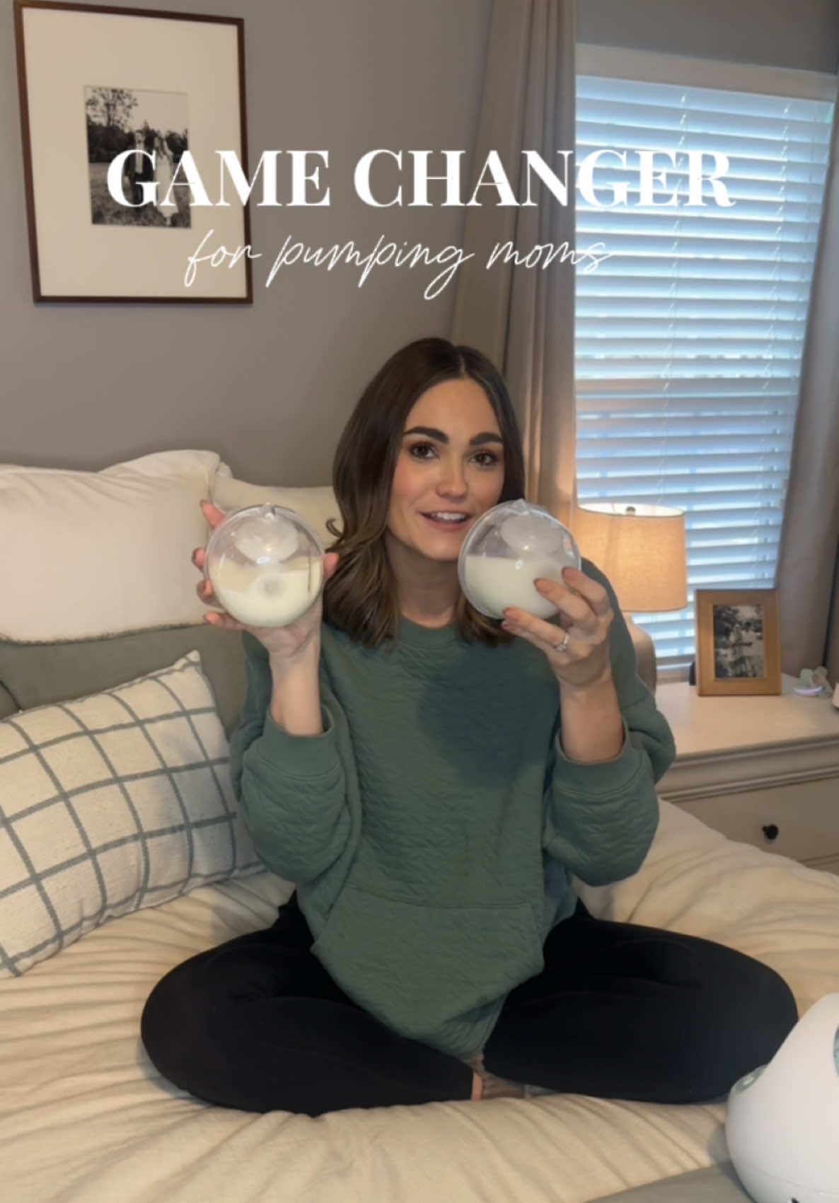 TikTok post by @emsc254 for Legendairy Milk. Caption reads: [...] 🤩all pumping moms NEED these  @Legendairy....