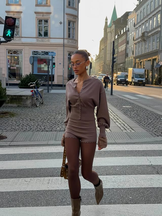 Instagram post by @_evewinter for OH POLLY. Caption reads: On the go in new @ohpolly ad.