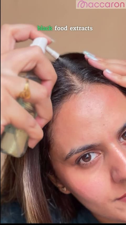 Instagram post by @__kanikaaaaaaaa for AROMATICA. Caption reads: [...] Loving this little scalp refresh from....