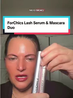 TikTok post by @bethwells711 for ForChics. Caption reads: Starting my lash growth journey with the ForChics....