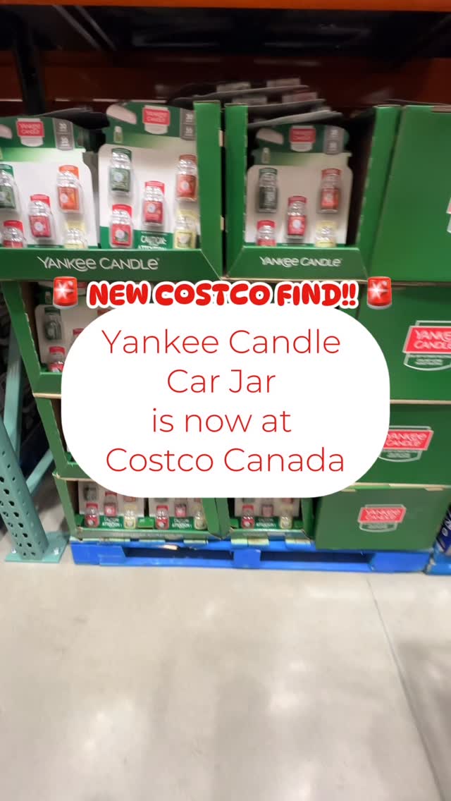 Instagram post by @costcofindscanada for Yankee Candle. Caption reads: 🚨 NEW COSTCO FIND!! 🚨
‌
The iconic Yankee Candle....