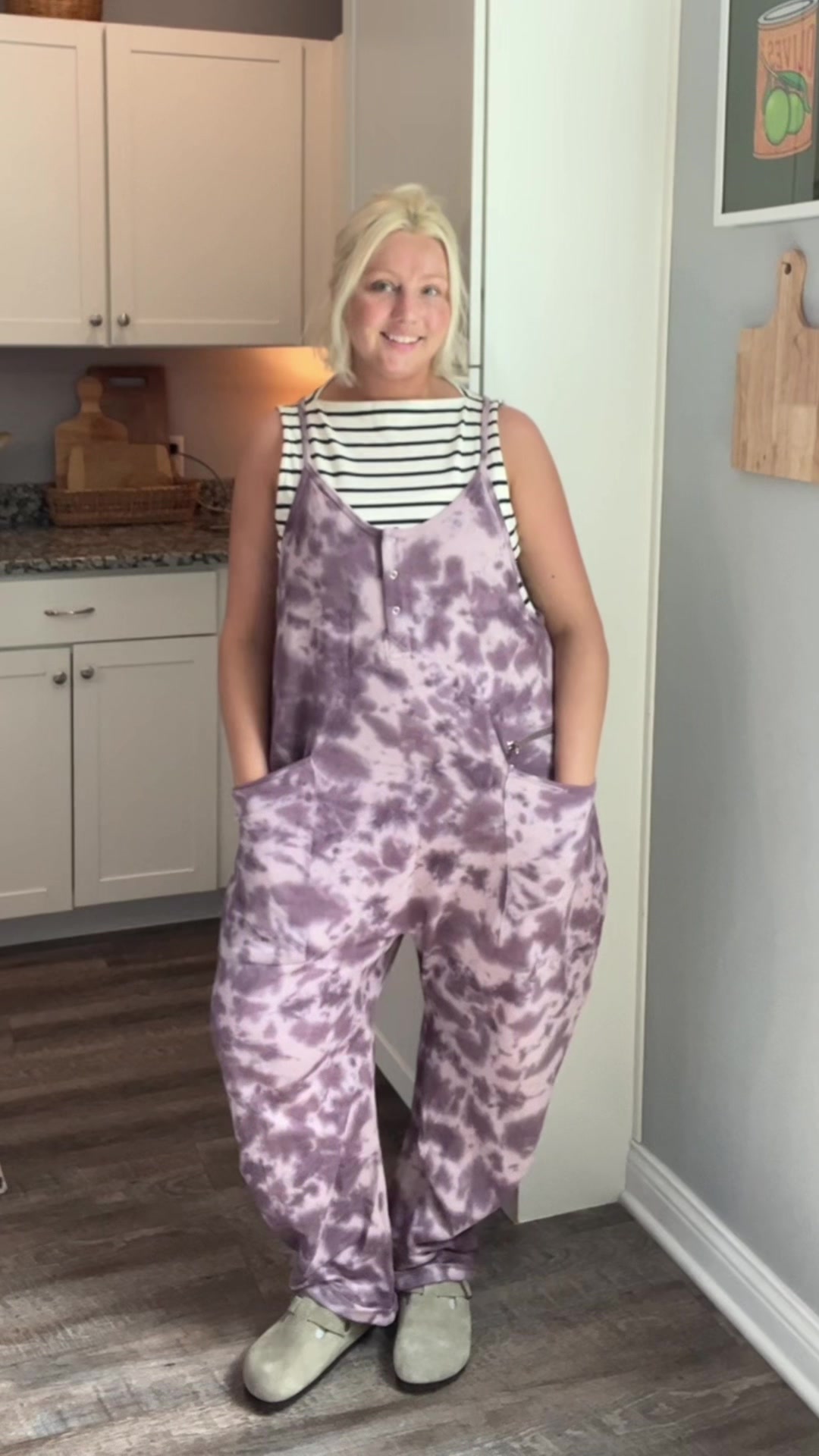 TikTok post by @trishadawnjackson_ for RAGS. Caption reads: [...] mom ootd that still gives me dopamine ✨....