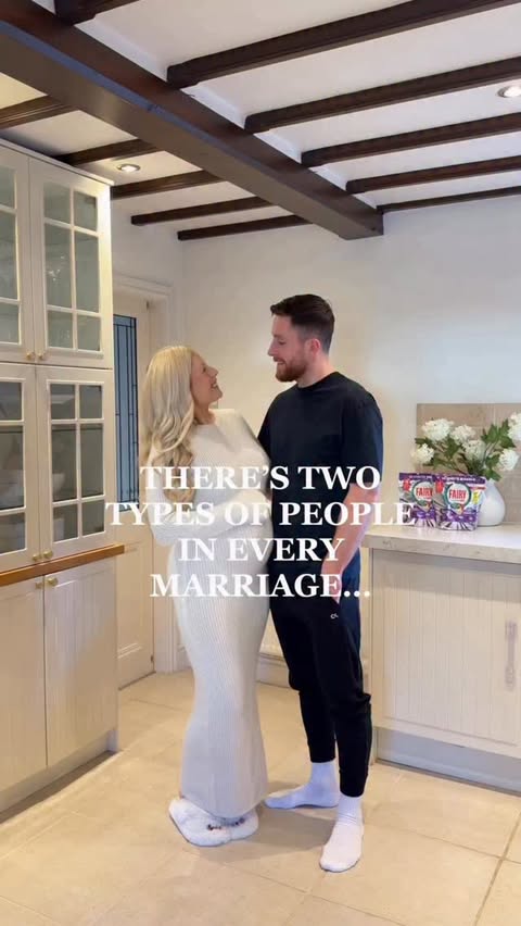 Instagram post by @homewithkat_ for SuperSavvyMe. Caption reads: FAIRY, SAVING MARRIAGES NOT JUST DISHES. 🤣✨ ad....