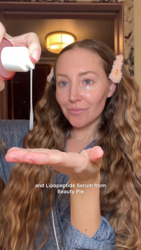 Instagram post by @jillian.gottlieb for BEAUTY PIE. Caption reads: Hyaluronic Acid that DELIVERS 🤌🏻 @beautypie....