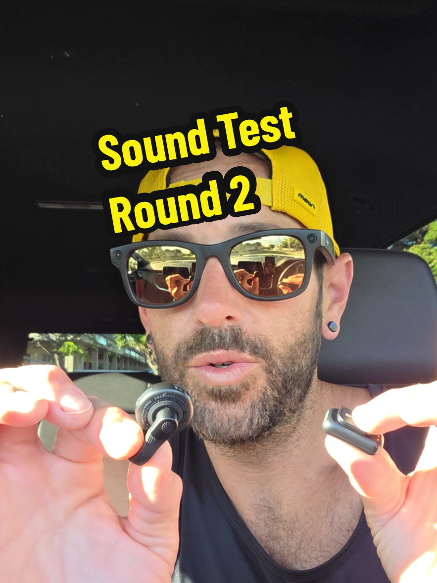 TikTok post by an influencer for SmallRig. Caption reads: [...] better? #wirelessmicrophone #smallrigs70....