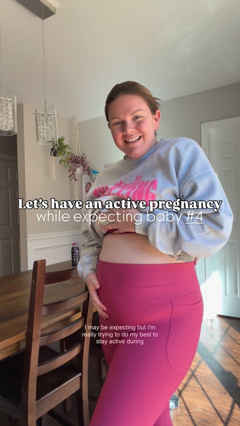 Instagram post by @brittanymolfese for ZOZOFIT. Caption reads: [...] I’m pregnant, they just shifted. @myzozofit....