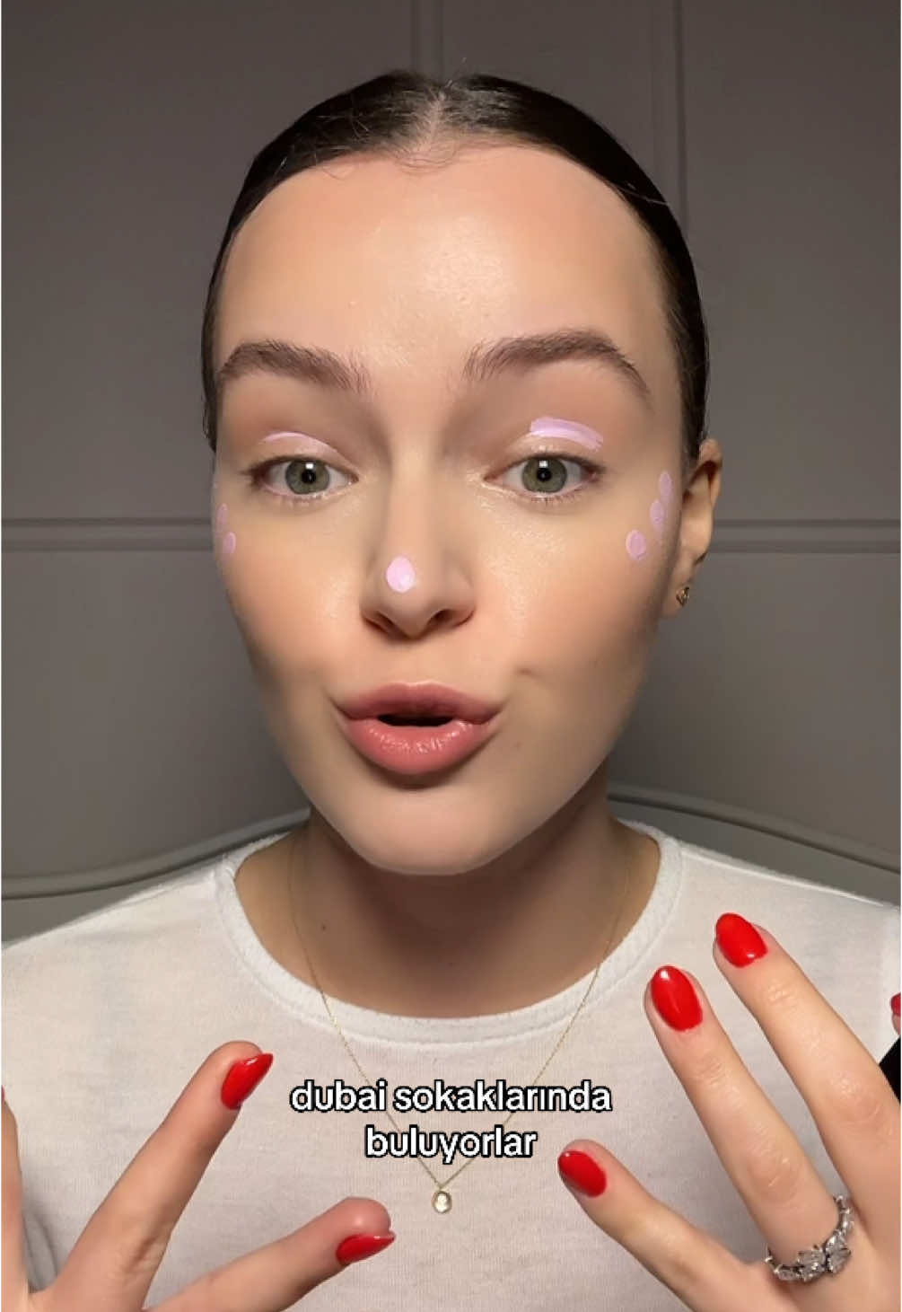 TikTok post by @aysubasar for Summer Fridays. Caption reads: [...] Glazing milk @rhode skin  Skin tint @Summer....