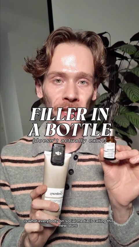 Instagram post by @granttdonaldson for The Ordinary. Caption reads: ad I’m always VERY excited when @theordinary....