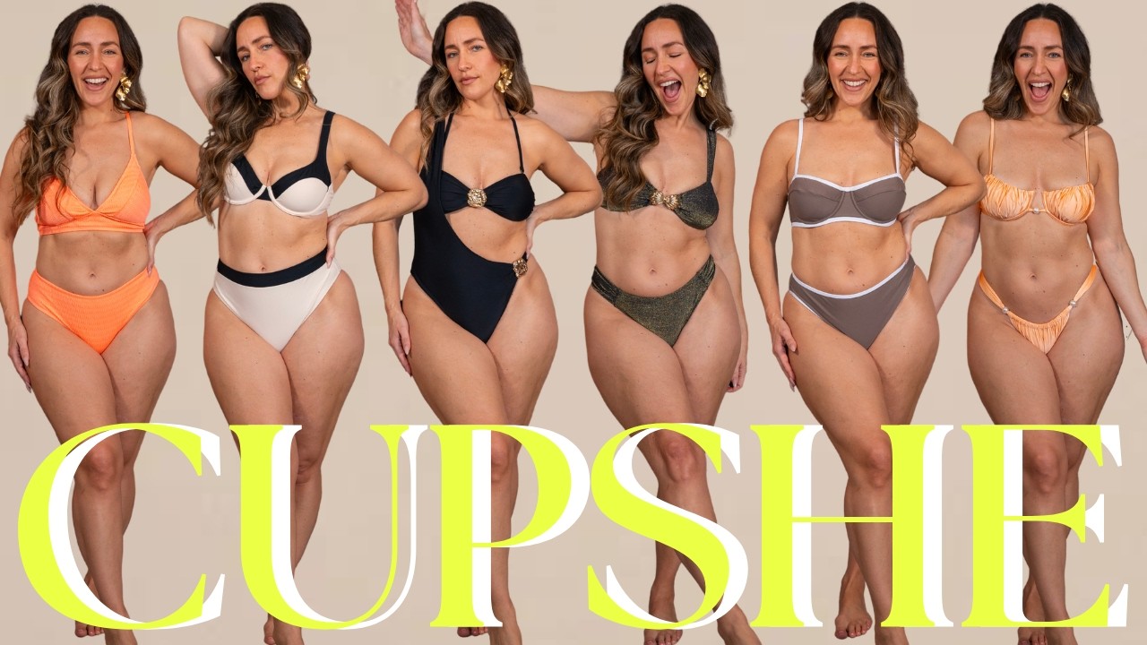 YouTube post by @MeridethMorgan for Cupshe. Caption reads: [...] ✭ This video is sponsored by....