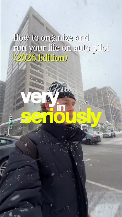 Instagram post by @nicktarmo for Notion. Caption reads: I’ve been organizing my life with @notionhq since....