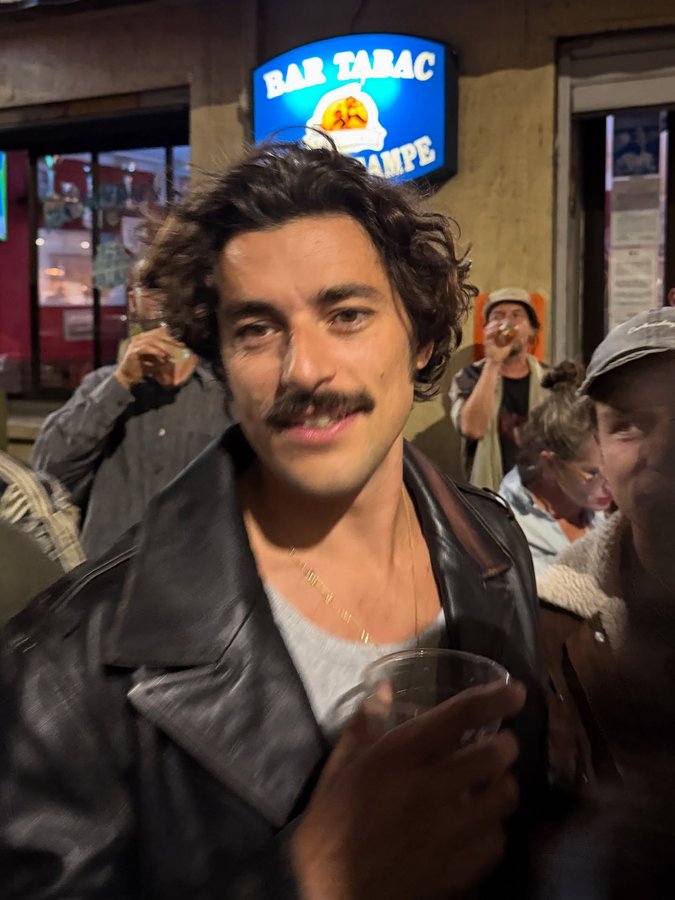 Instagram post by @gvnzttr for The Kooples. Caption reads: volevi una hit?.