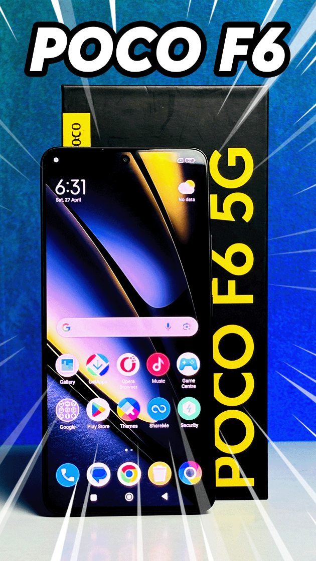 Instagram post by @techbharatco for Qualcomm. Caption reads: POCO F6 5G with Qualcomm Snapdragon 8s Gen 3 is....