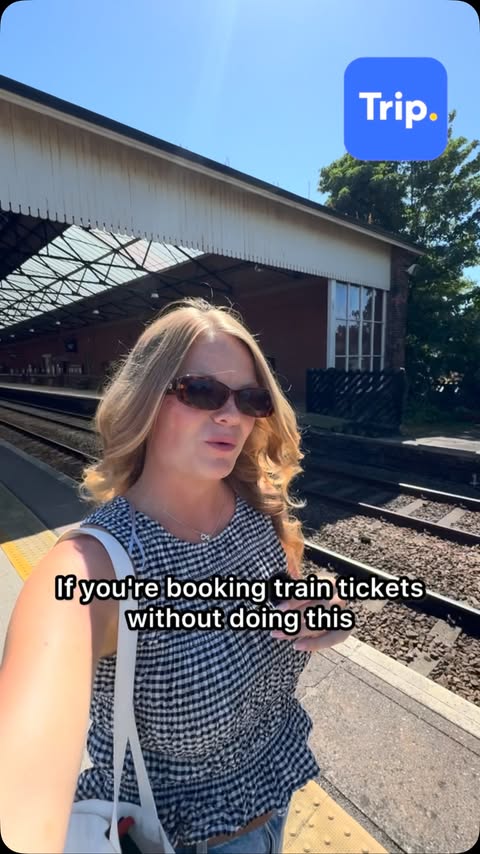 Instagram post by @katrina_mckenzie for Trip.com. Caption reads: [...] a trip too, it’s worth checking out....