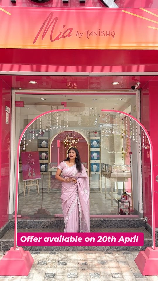 Instagram post by @lishatagariwala6 for Mia by Tanishq. Caption reads: [...] Just Got a Radiant Upgrade! ✨ @miabytanishq....