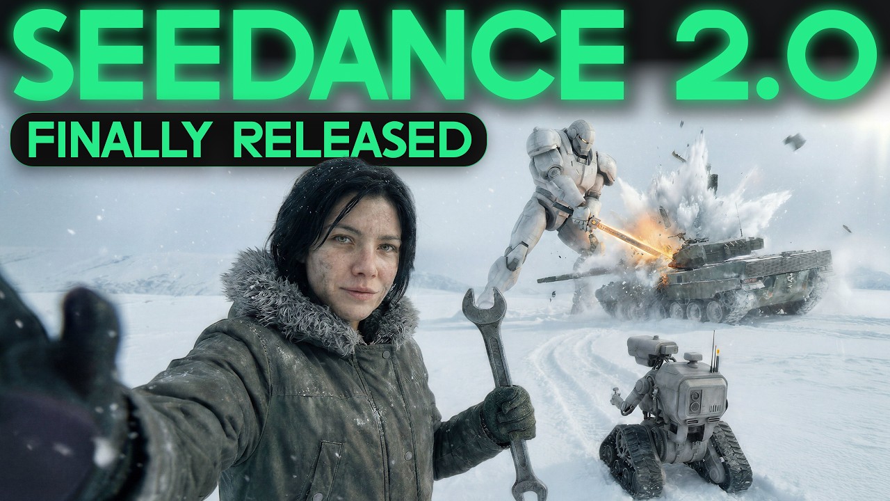 YouTube post by @cyberjungle for Onlyxxhub. Caption reads: I Made a Short Film with Seedance 2.0 (Full....