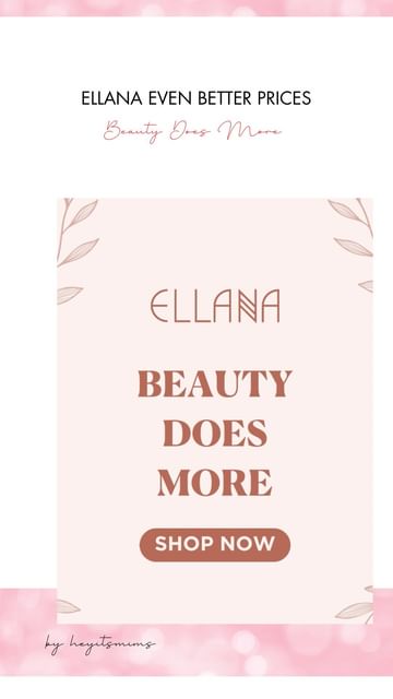 Instagram post by @heyitsmims for Ellana Cosmetics Official. Caption reads: Sharing some radiant news for you! ✨ 

Now, you....
