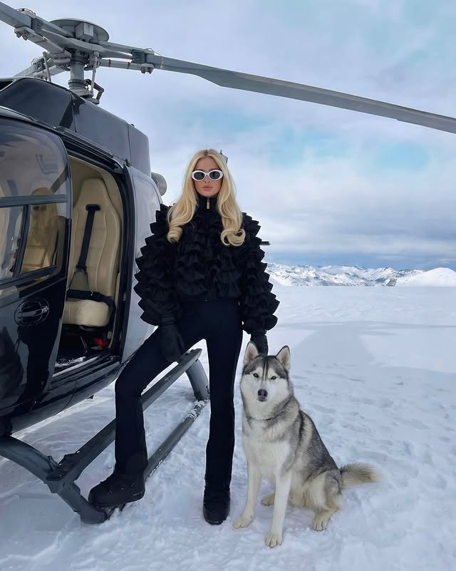 Instagram post by @lpinaryilmazl for Goldbergh. Caption reads: Out of reach. Literally. 🚁🖤 #Goldbergh....