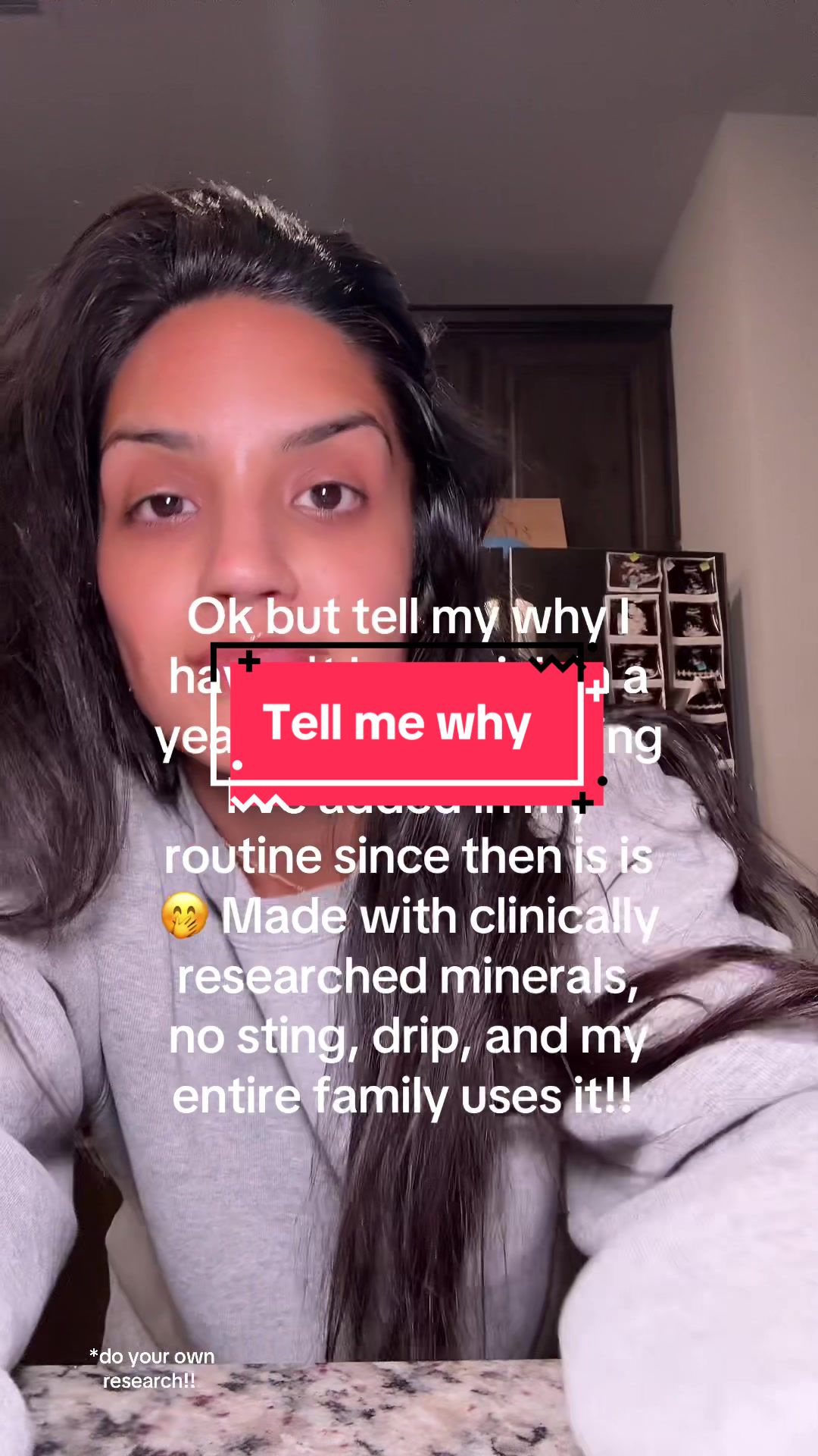 TikTok post by @thewholesome_mom for Triquetra Health. Caption reads: I freaking swear by this stuff @Triquetra....