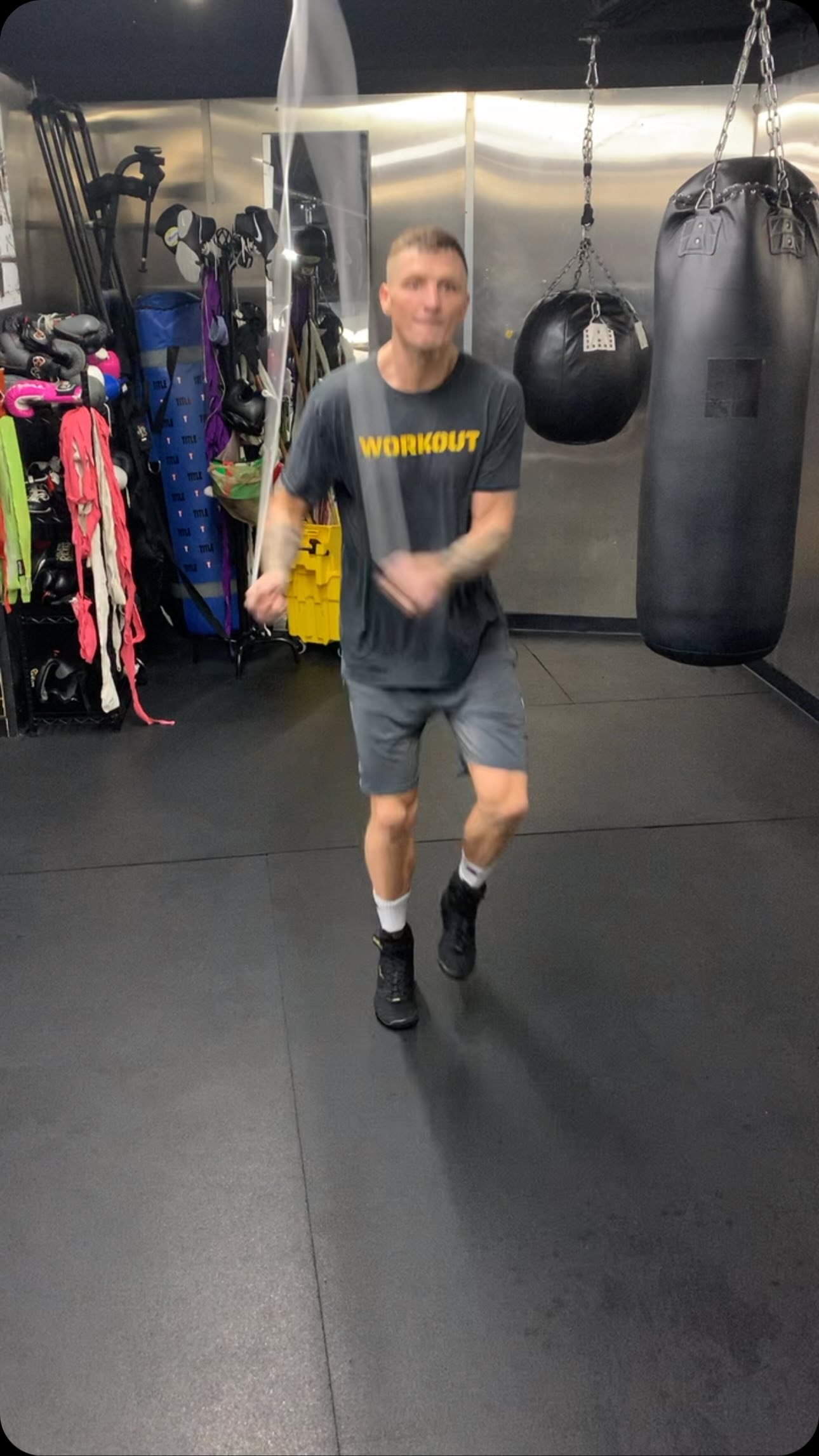 Instagram post by @connor_the_kid_coyle for BoxRope. Caption reads: [...] #Boxing #Skipping #JumpRopeWorkout @boxrope....