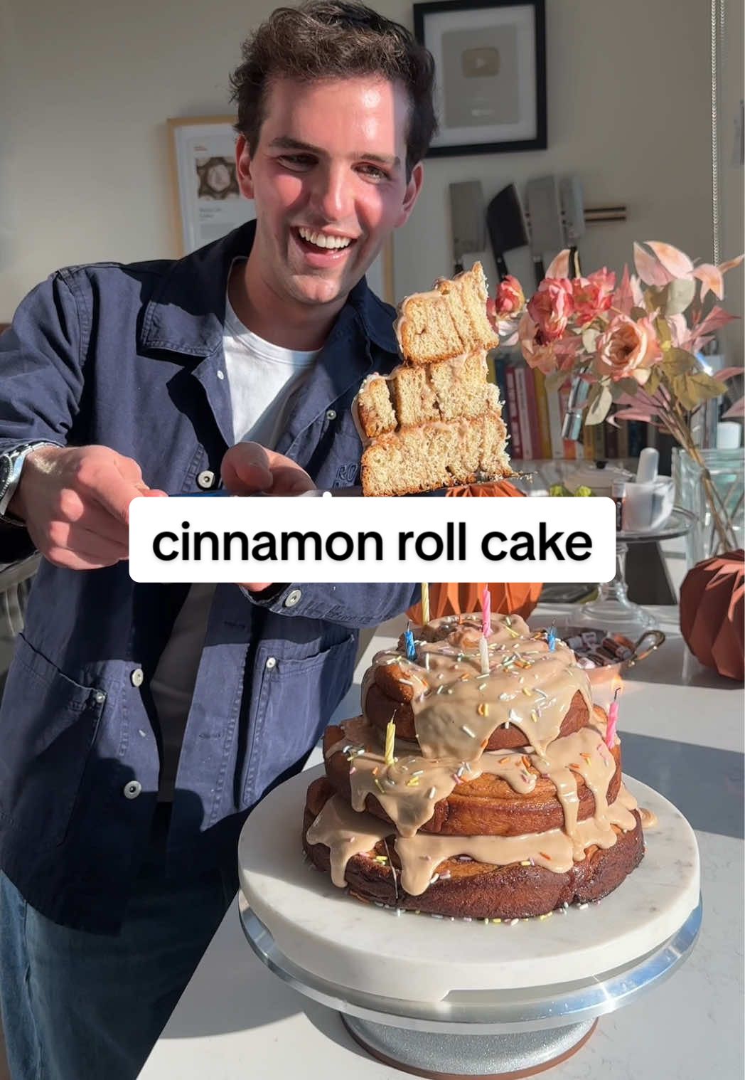 TikTok post by @ryannordheimer for ChapStick. Caption reads: [...] bakes ever 😭 I partnered with @ChapStick.US....