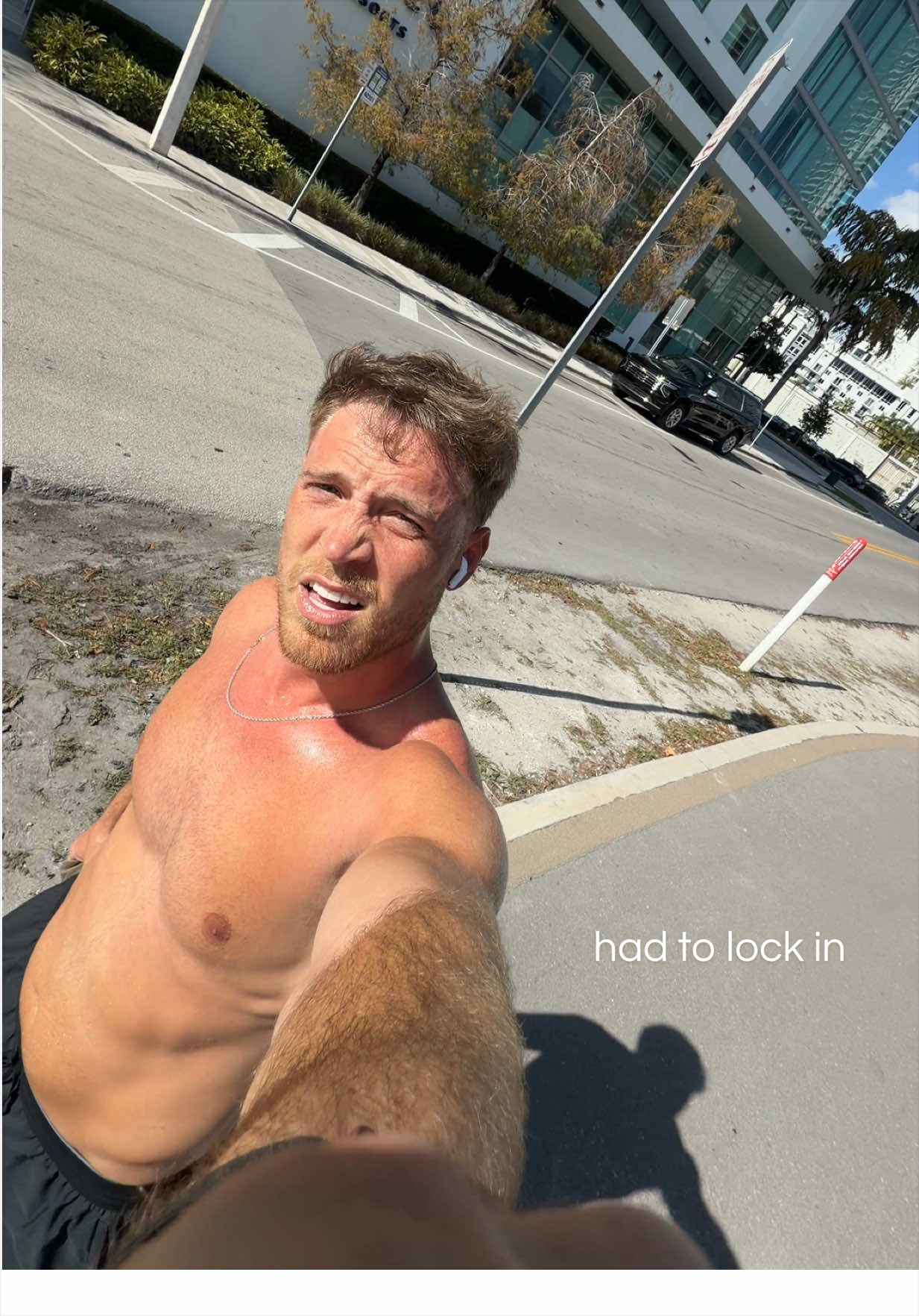 TikTok post by @jimmypresnell2 for WHOOP. Caption reads: had to lock in real quick 🏋🏼⚡️ @WHOOP #fyp....