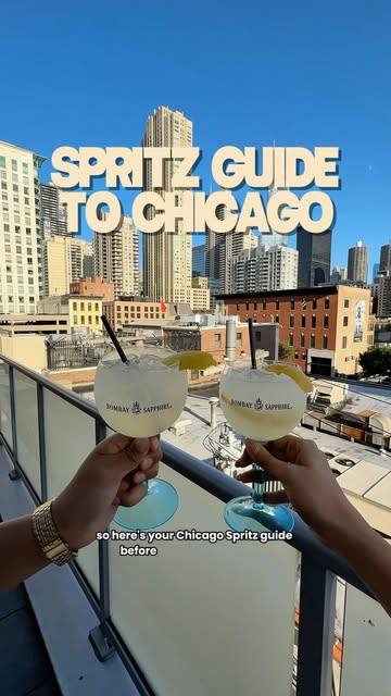 Instagram post by @kayleejochicago for Bombay Sapphire. Caption reads: [...] spots around the city with a....