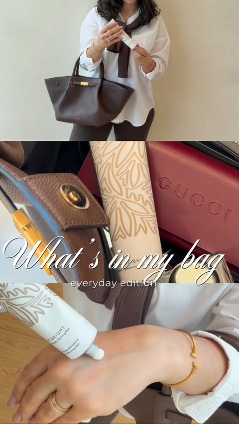 Instagram post by an influencer for Naked & Thriving. Caption reads: The essentials I never leave home without 🤍 Along....