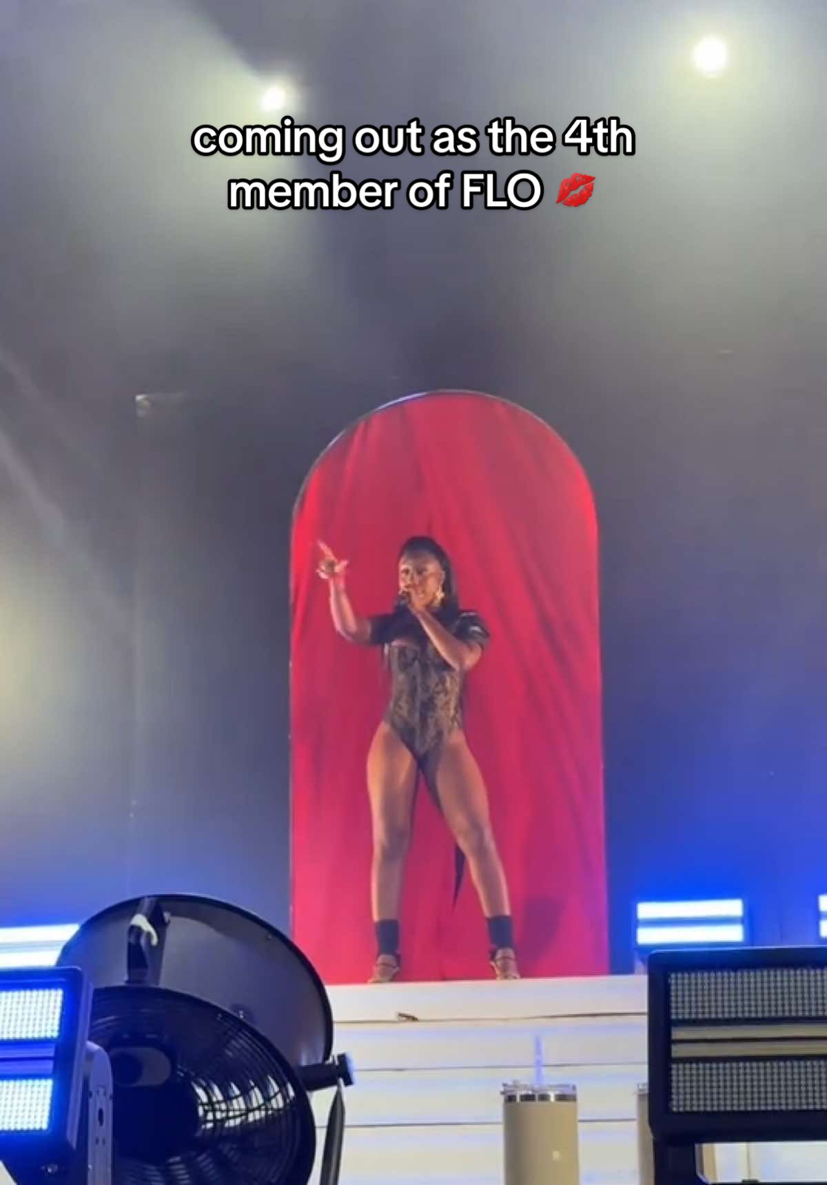 TikTok post by @breerunway for Kruidvat. Caption reads: like girls let me innnnn lmao ! @FLO 💋 #nocturnal....