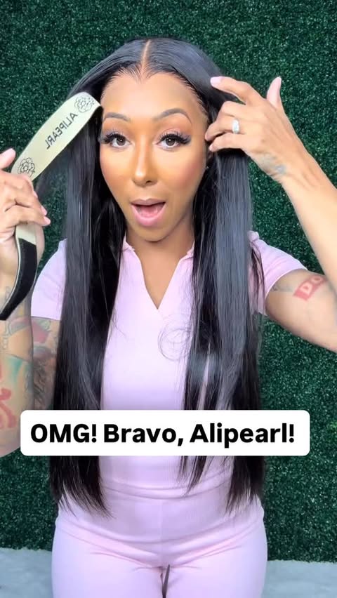 Instagram post by @iamwankaego for Alipearl Hair. Caption reads: [...] shopping cart 🛒✨ @alipearl_hair....
