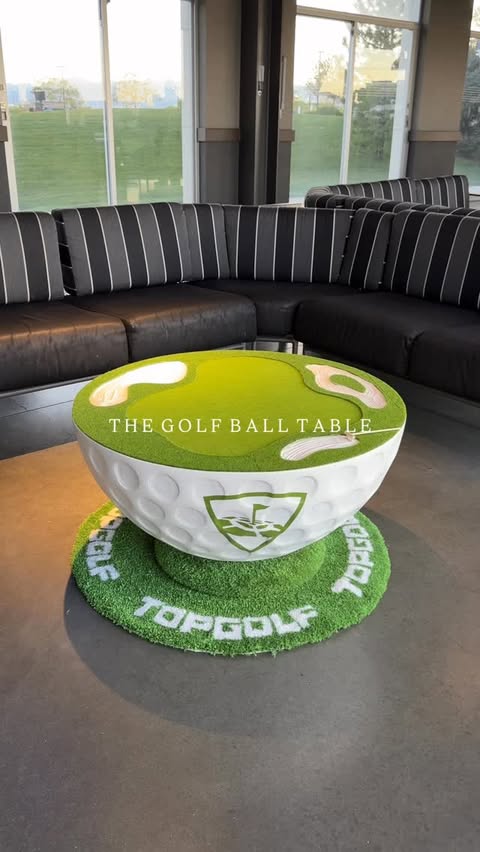 Instagram post by @kamberlandcreations for Topgolf. Caption reads: [...] super fun collaboration with @TopGolf. Part....