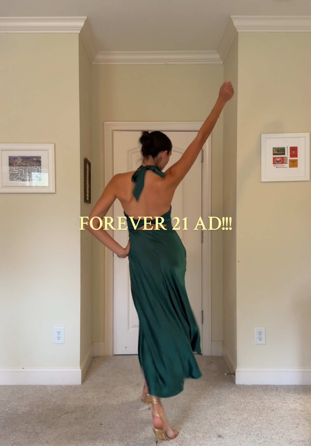 TikTok post by @jacksonmoehler for Forever21. Caption reads: Holiday outfits easily completed with @FOREVER 21....