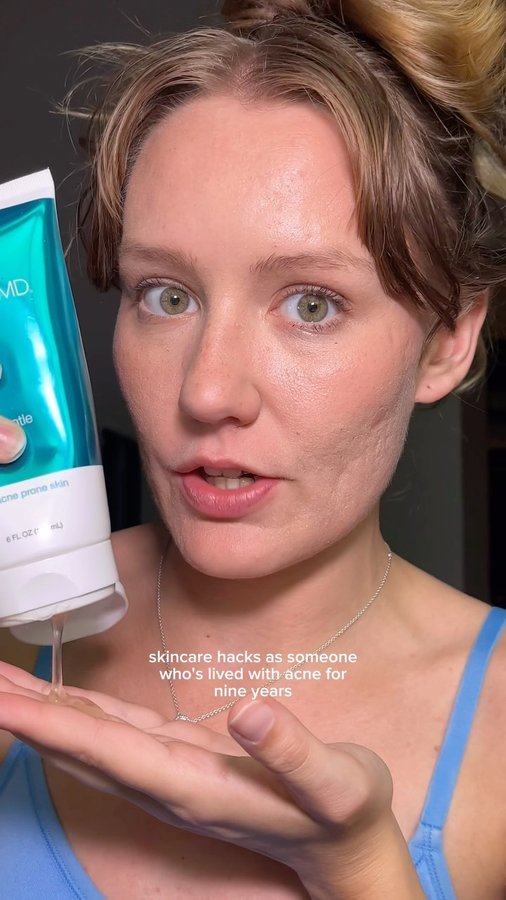 Instagram post by @theblemishqueen for Proactiv. Caption reads: 9 years of having acne has taught me a few things…....