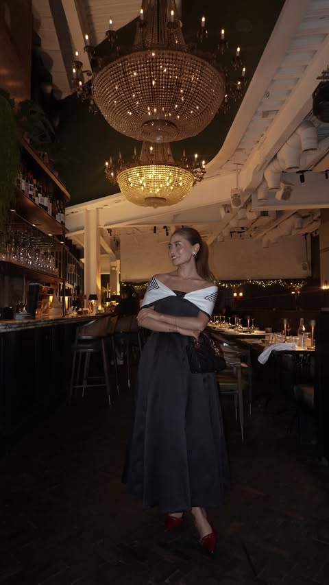 Instagram post by @gi__lisa for DeMellier. Caption reads: Comment SHOP below to receive a DM with the link....