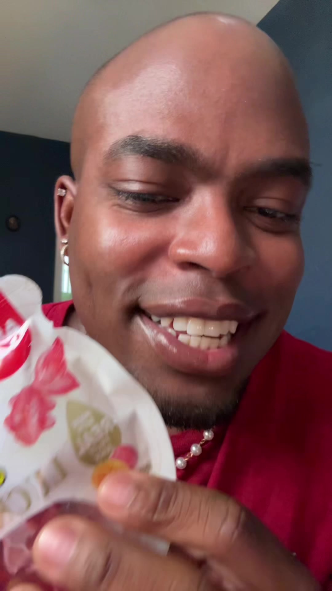 TikTok post by @updatedmichael for Amos Sweets. Caption reads: @Amos Sweets.