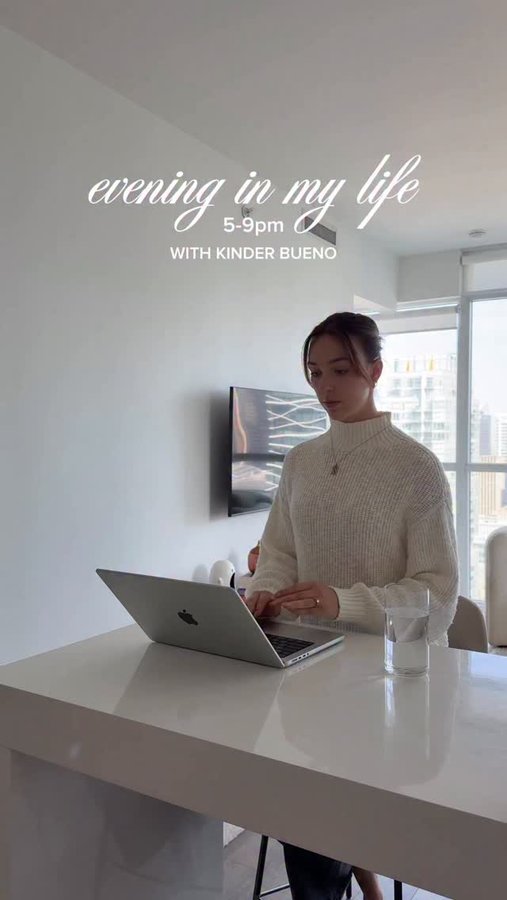 Instagram post by @vanessatiiu for Kinder. Caption reads: Spend the evening hosting a games night with....