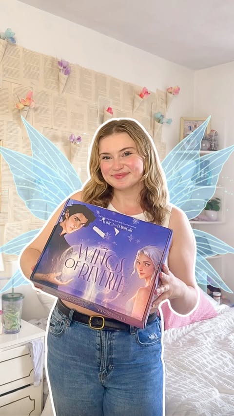 Instagram post by @gracedwithbooks for Disney Publishing Worldwide. Caption reads: brb flying back to pixie hollow 🧚❄️✨ this book....