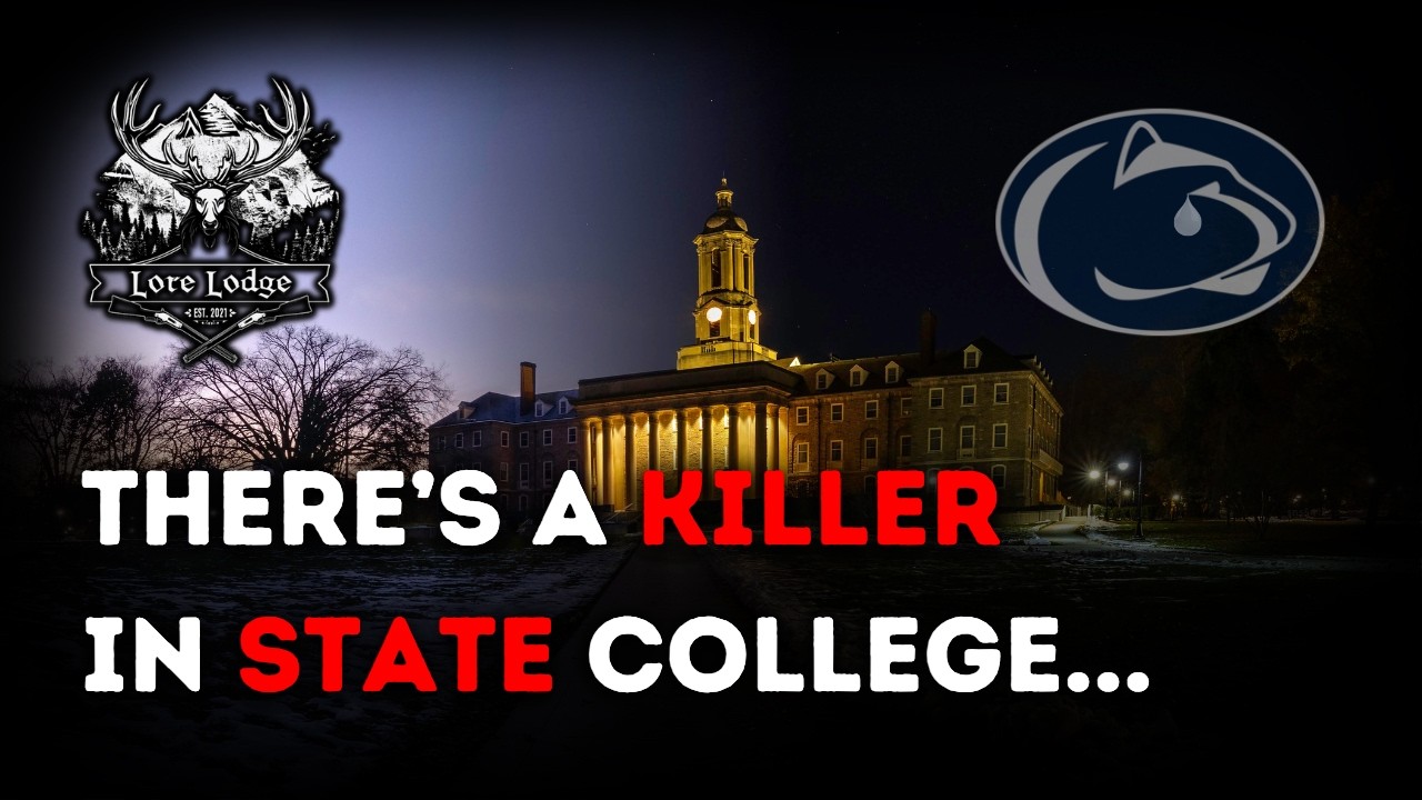 YouTube post by @TheLoreLodge for AG1. Caption reads: Penn State Is Hiding a Dark Secret….
