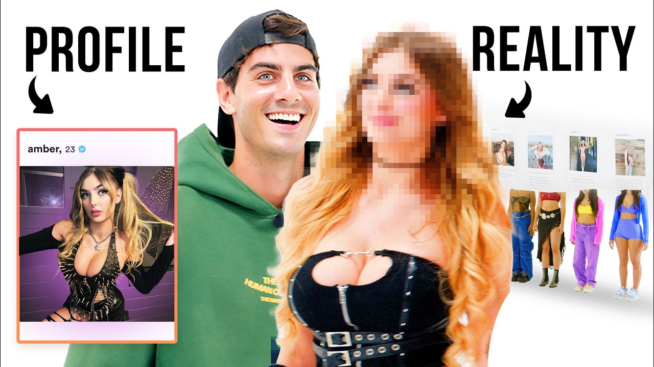 YouTube post by @poppiesstudios for Herohero. Caption reads: Blind Dating 6 Girls By Dating Profile.