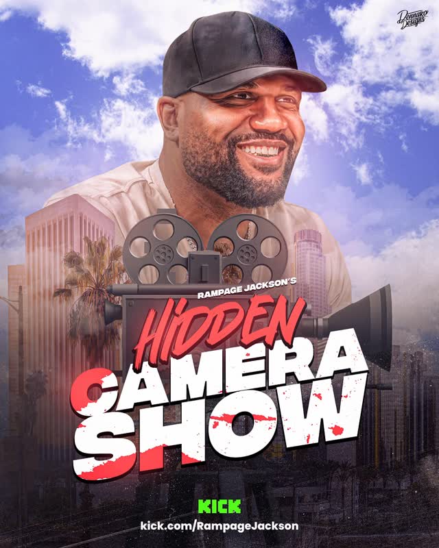 Instagram post by @rampagejackson for Kick. Caption reads: Back live again,we not stopping! Link in the....