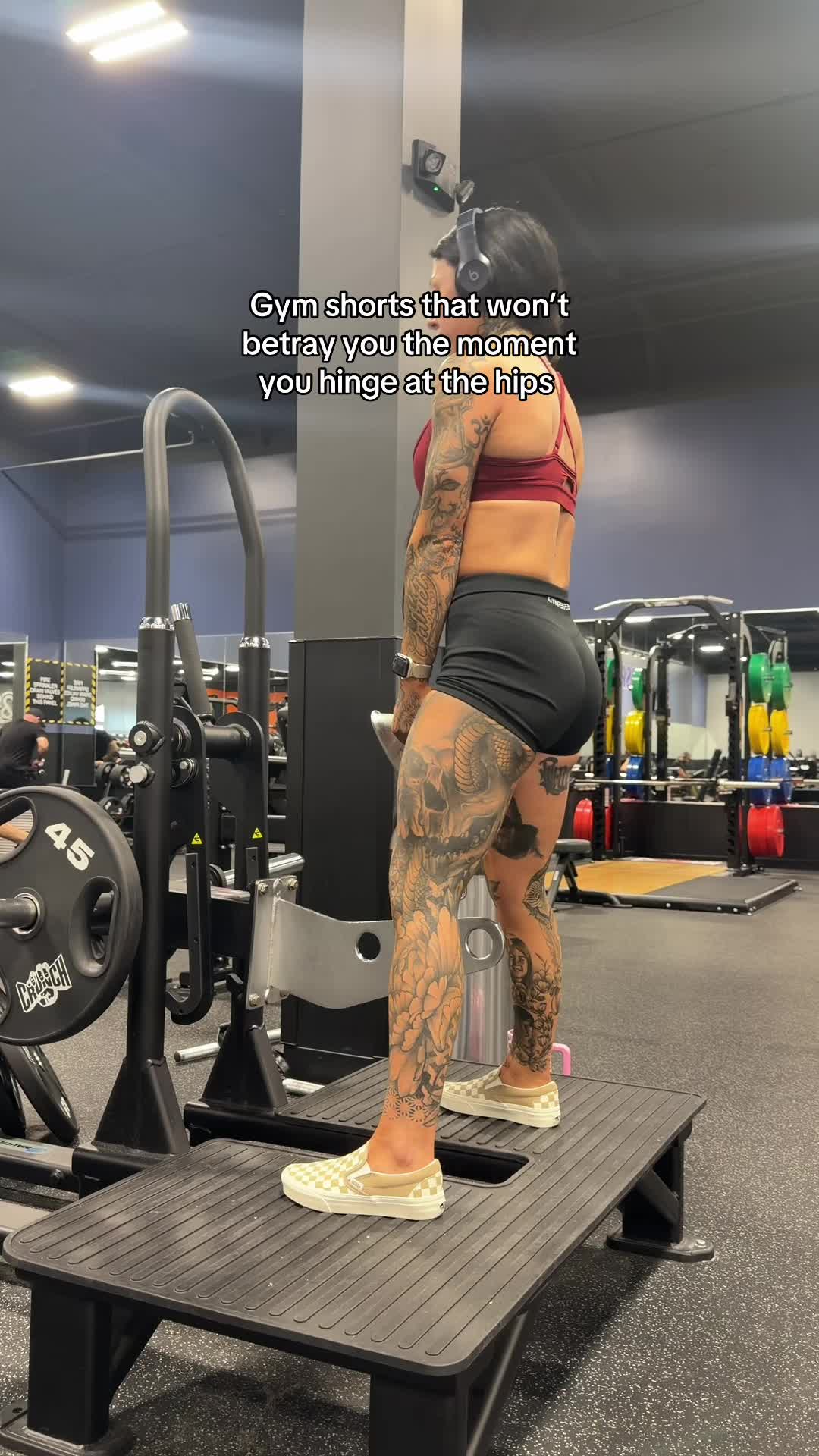 TikTok post by @kylekillla for Gymreapers. Caption reads: @Gymreapers designed for real training #gymtok....