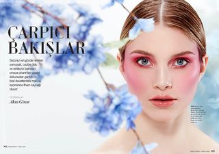 Instagram post by @akingiravphotographer for Select Model Paris. Caption reads: Spring Beauty  Model @lexy.lipsh....