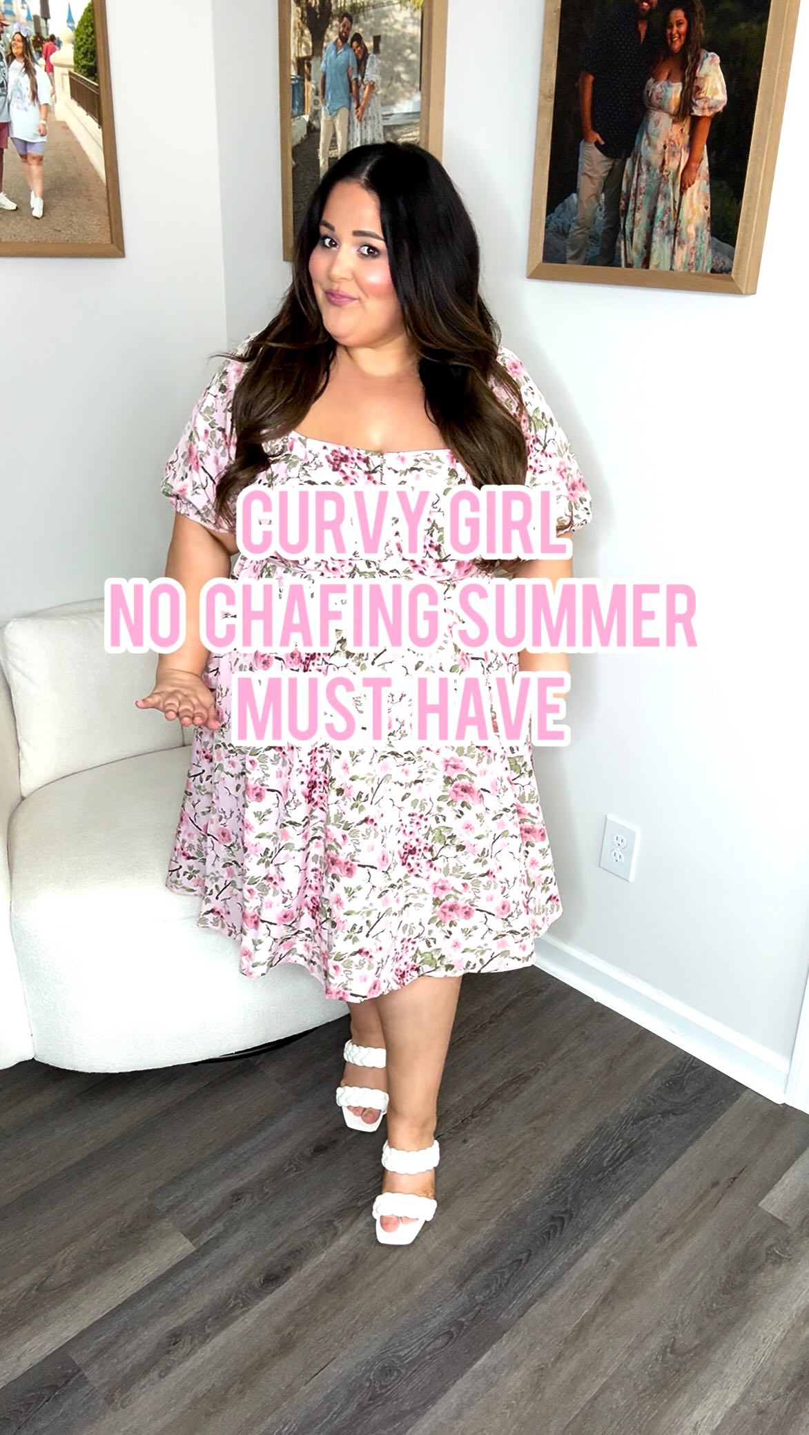 Instagram post by @leah_geee for Thigh Society. Caption reads: We are NOT accepting chafing this Summer, ladies!....