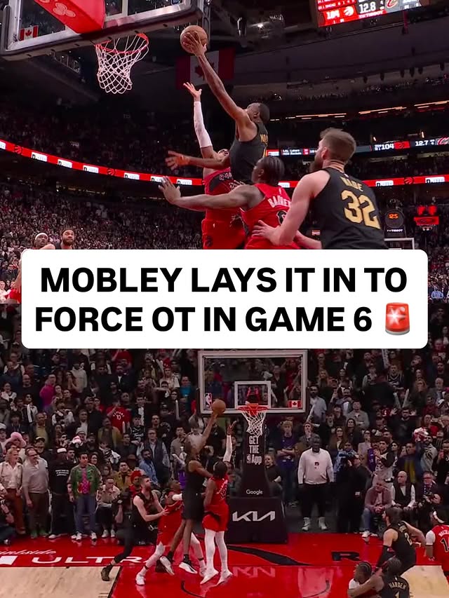 Instagram post by @nbaonprime for NBA. Caption reads: [...] layup to send it to OT in Game 6 of the NBA....