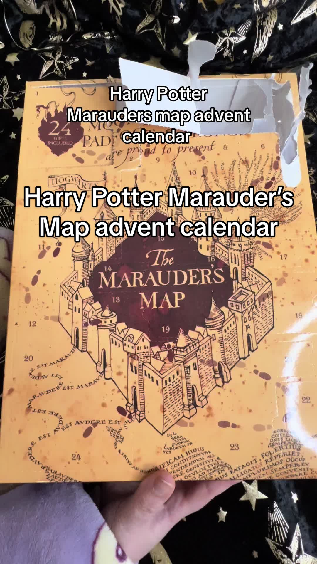 TikTok post by @wizardingworldaddict for Cinereplicas. Caption reads: [...] #christmascountdown @Cinereplicas .